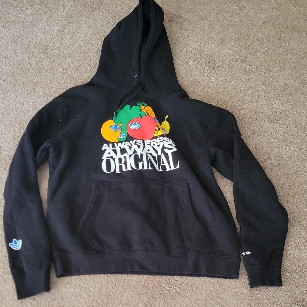 Adidas Black Hoodie with Logo